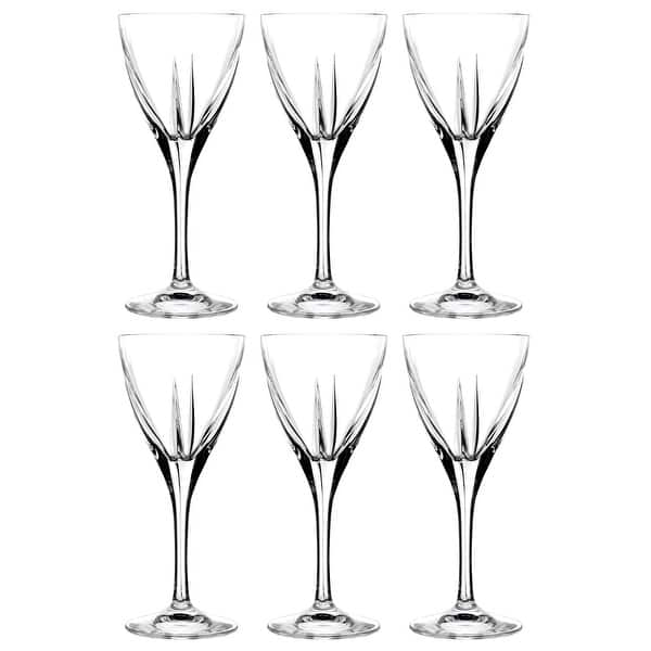 Majestic Gifts Inc. Glass Stemmed Red /White Wine Goblets-7.25oz-Set/6 - 3.25 inch, Size: One size, Clear