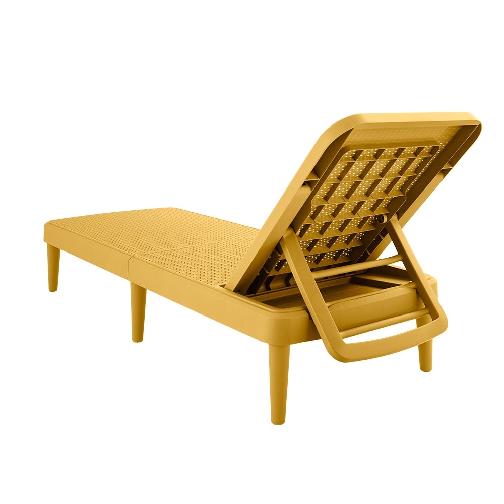Mahina rattan chaise best sale lounge by havenside home