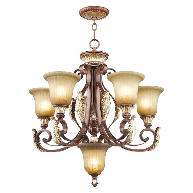 Livex Lighting Villa Verona 5 Light Single Tier Chandelier