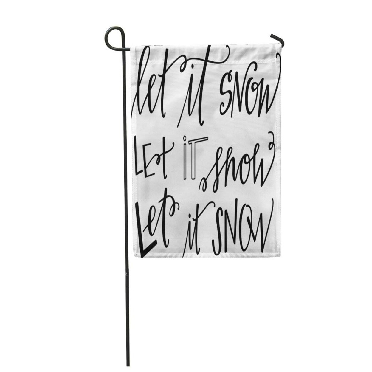 Shop Winter Let It Snow Christmas Song Lyrics Hand Lettering Garden Flag Decorative Flag House Banner 28x40 Inch On Sale Overstock 31343905