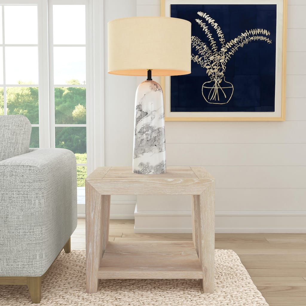 Classic Home Troy Cracked Oak End Table