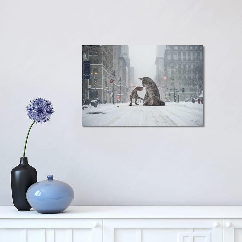 iCanvas "Flirting" by Kathrin Federer Canvas Print - 12x18x1.5