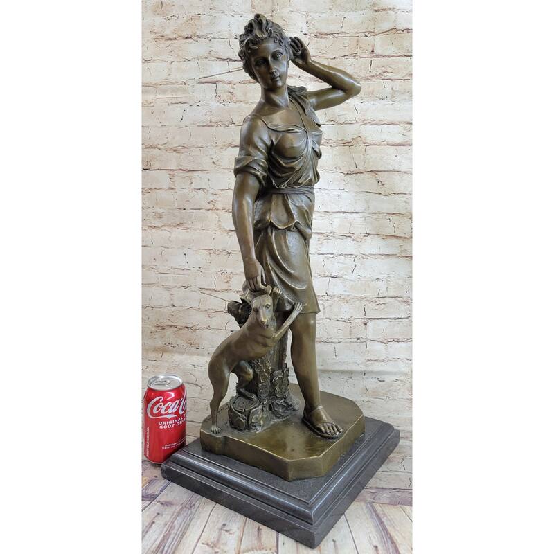 Le Faguays Goddess Of Hunt Artemis Diana The Hunter Victorian Lady With Greyhound