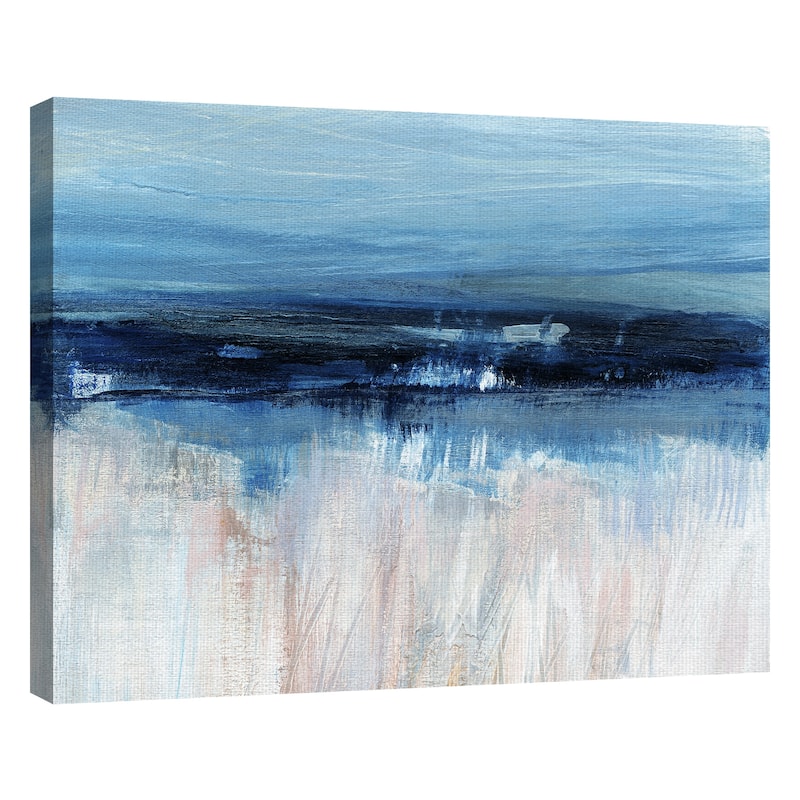 On The Severn II Crop by Galaxy of Graphics Canvas Art Print