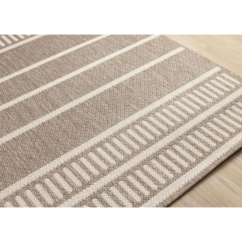 Jackson Collection - Striped Indoor/Outdoor Area Rug