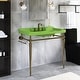 preview thumbnail 23 of 46, 24 inch Stainless Steel Freestanding Bathroom Vanity Set with Integrated Ceramic Sink