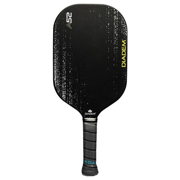 slide 2 of 4, Diadem A52 Pickle Ball Paddle, Carbon Fiber Face, Black / White