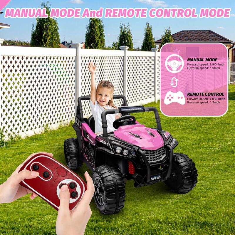12V Toy Electric Truck UTV Ride On Car for Kids Best Gift