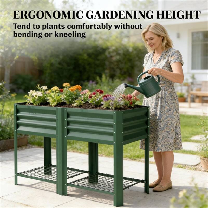 Elevated Garden Bed, Plant Rack, Elevated Flowerpot box, Planting Box