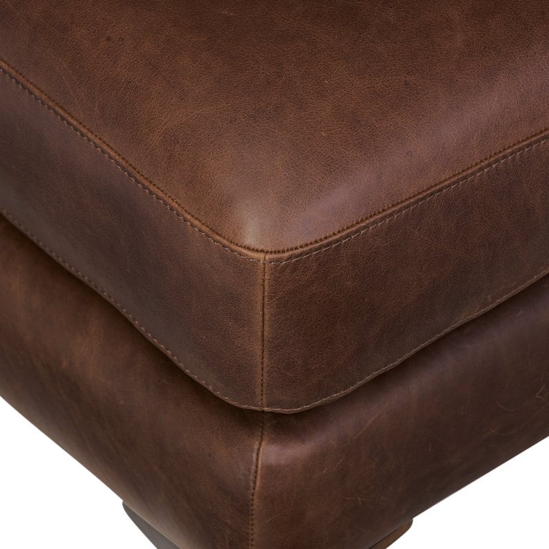Poly & Bark Sorrento Ottoman - Full Grain Genuine Italian Leather