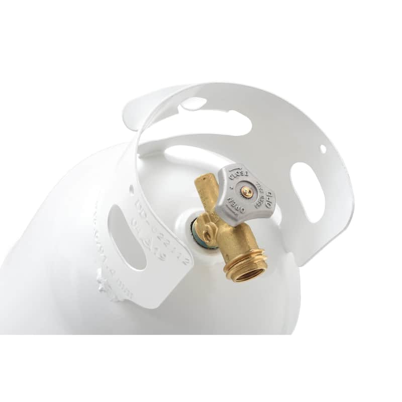 Flame King 10LB Steel Propane Tank Cylinder with Type 1 OPD Valve