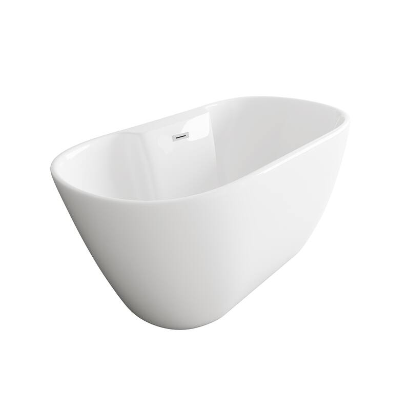 Nicolette Bathtub in Glossy White