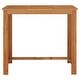 preview thumbnail 10 of 13, vidaXL Bar Table Outdoor Pub Patio Counter Height Table Solid Wood Acacia