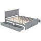 preview thumbnail 34 of 33, Wooden Bedframe with Four Storage Drawers and Support Legs, Platform Bed - No Box Spring Needed, for Kids Teens Bedroom