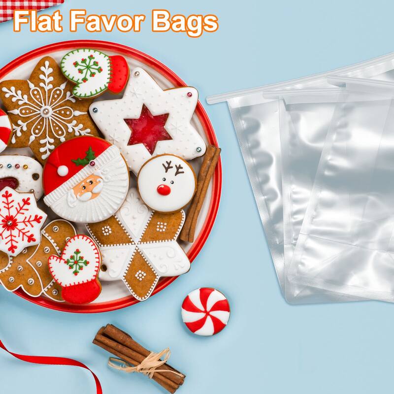 50Pcs Bread Bags for Homemade Bread, Bakery Bags - Clear - 3.9x8.7x5.1 Inches