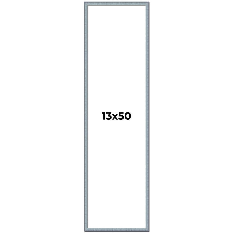 13x50 Frame Rustic Sky Blue Solid Wood Picture Frame | 0.75 Inch