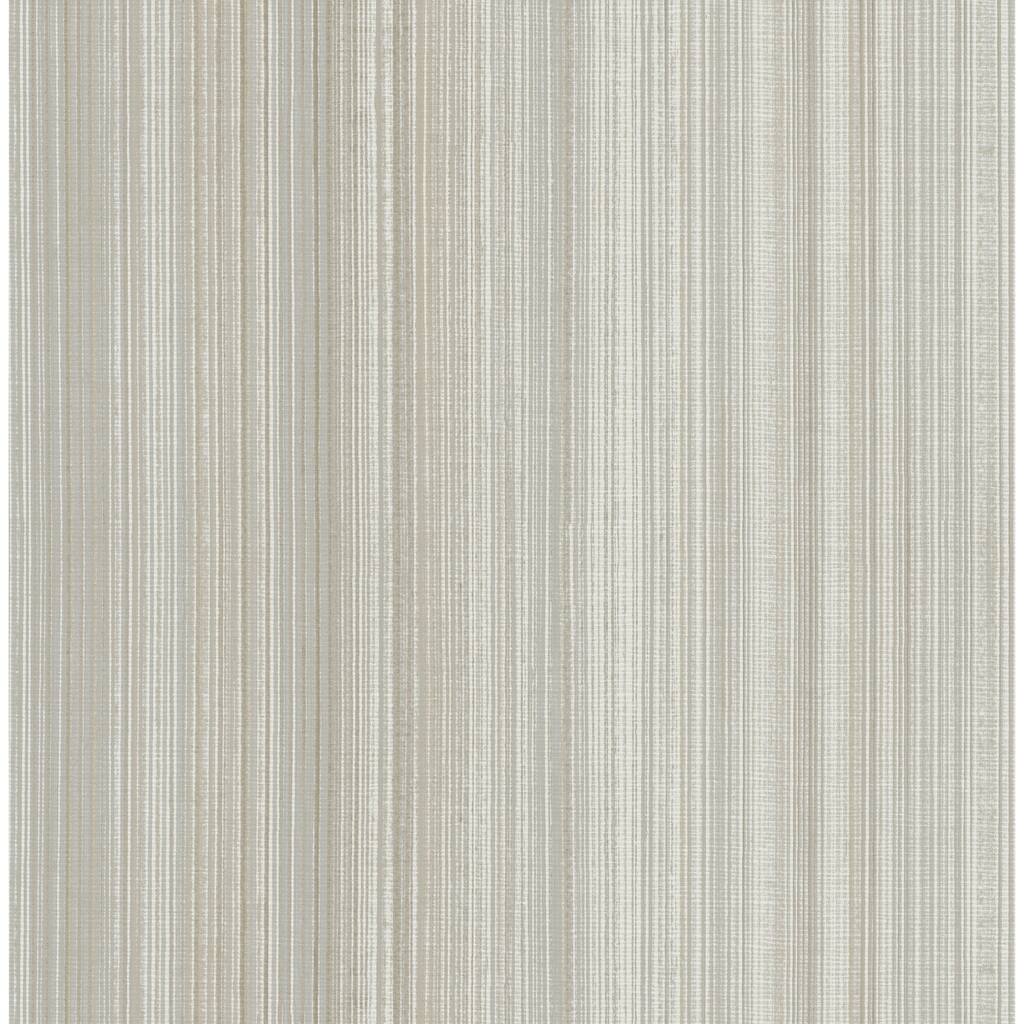 A-Street Prints Elan Grey Ombre Stripe Wallpaper