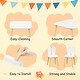 preview thumbnail 11 of 14, Kids Table and 2 Chairs Set,3 Pieces Rabbit Themed Toddler Table and Chair Set,Children Activity Play Table Set Solid Wood Legs