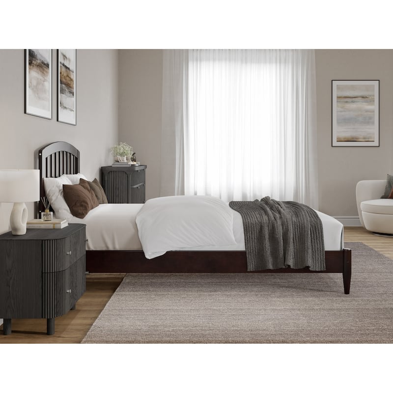 Quincy Solid Wood Low Profile Platform Bed