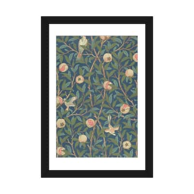 iCanvas "'Bird and Pomegranate' Wallpaper Design, printed by John Henry Dearle " by William Morris