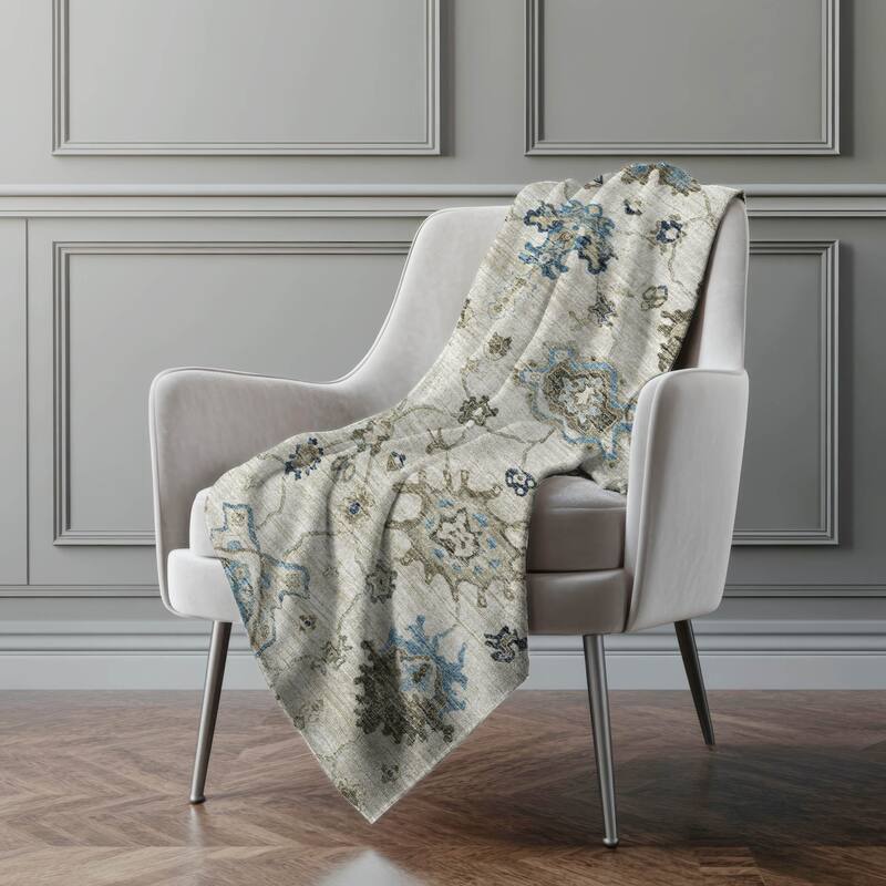 Premium Machine Washable ASB96 Global Sherpa Throw Blanket