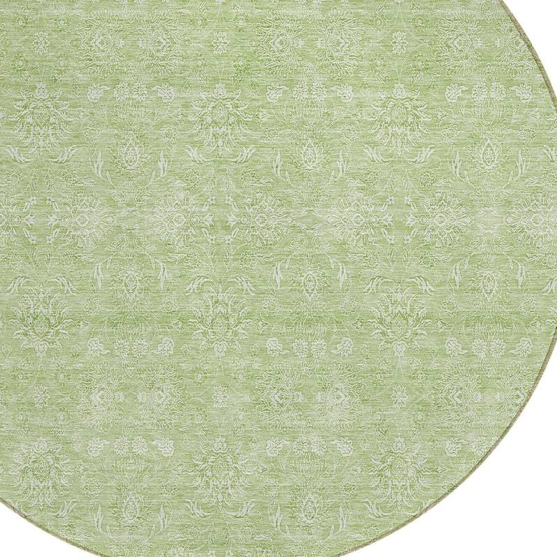 HomeRoots Floral Transitional Rectangle Outdoor Rug