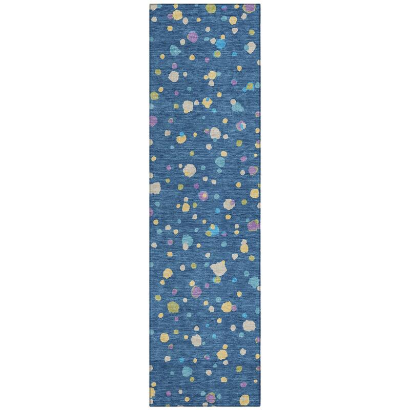 Machine Washable Indoor/ Outdoor Contemporary Sheinelle Chantille Rug