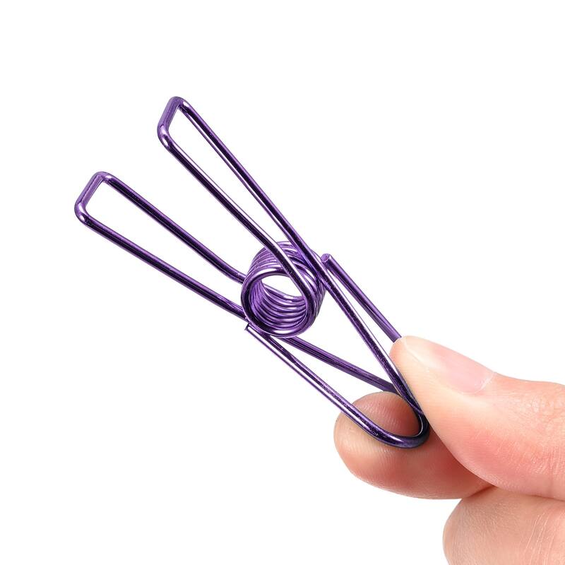 Tablecloth Clips, 55mm Clamps for Fix Table Cloth, Purple 8 Pcs