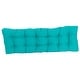 preview thumbnail 71 of 94, Solid Twill Tufted Indoor Bench Cushion (Multiple widths from 42 to 60 inch)