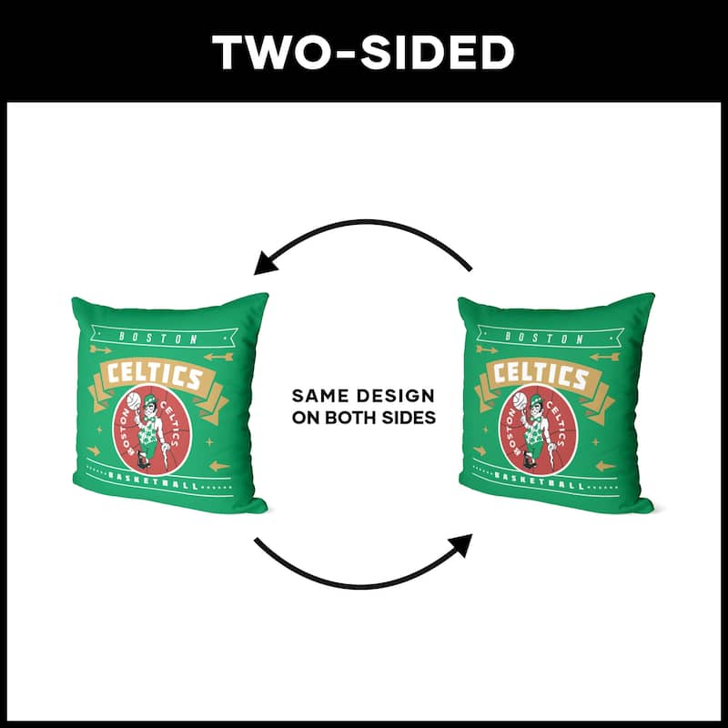 NBA Boston Celtics Hardwood Classic 18 Inch Throw Pillow