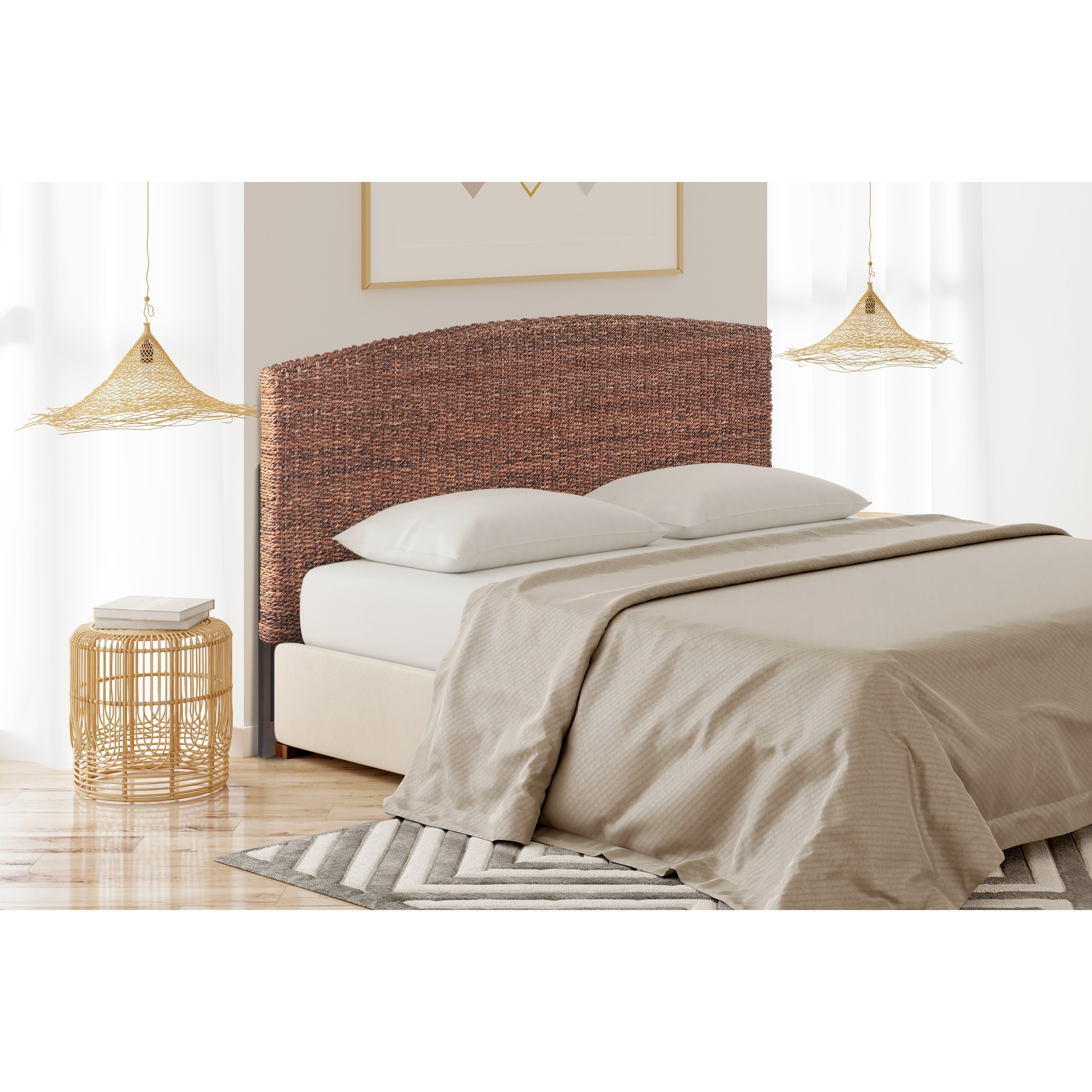 Nusa Woven Banana Leaf Headboard