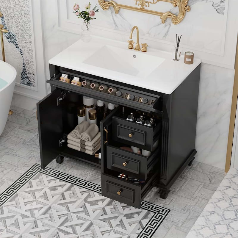 36" Bathroom Vanity with Sink