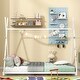 preview thumbnail 1 of 32, Metal Twin House Platform Bed - Triangle Structure for Kids' Imagination