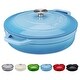 preview thumbnail 19 of 23, vancasso 3 qt. Non Stick Cast Iron Round Braiser