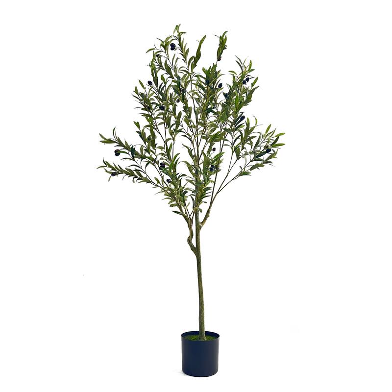 Taos 4' x 1.5' Artificial Olive Tree by Christopher Knight Home