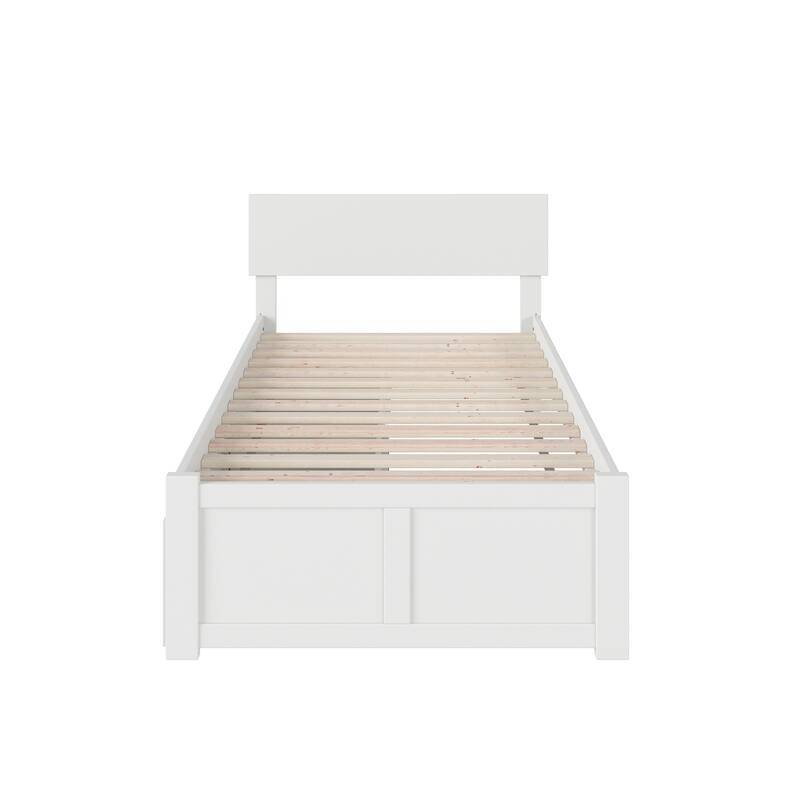 Orlando Platform Bed with Footboard and Storage Drawers