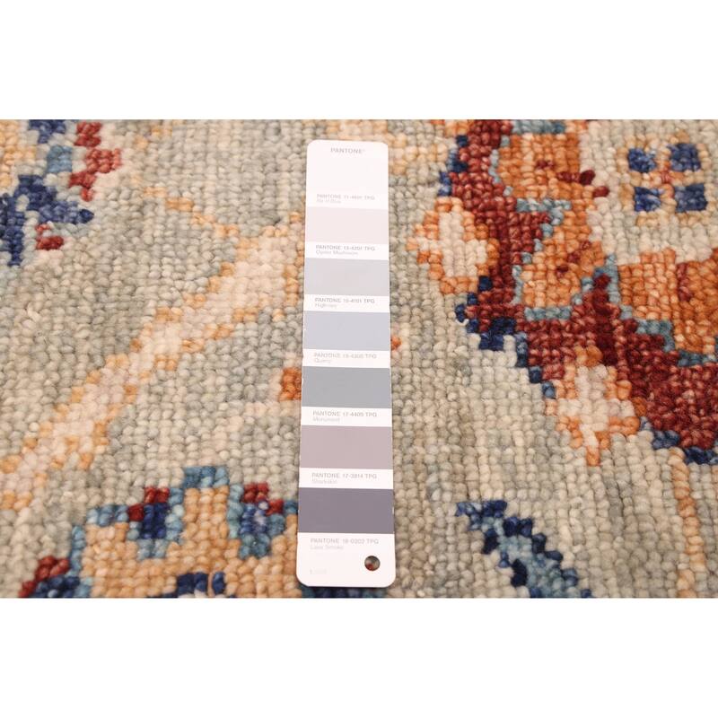 ECARPETGALLERY Hand-knotted Jules Serapi Grey Wool Rug - 8'0 x 9'10