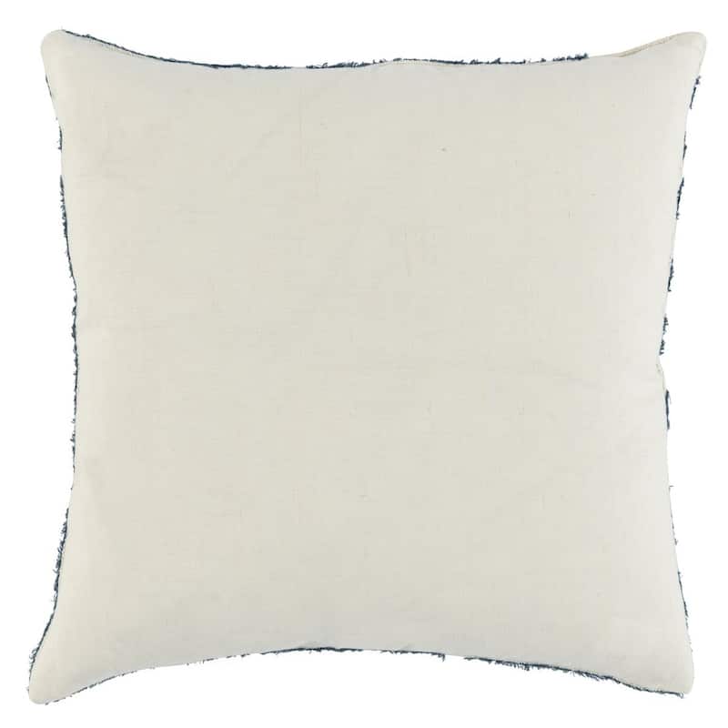 Kosas Home Mia Knitted 22" x 22" Throw Pillow, Blue Ivory