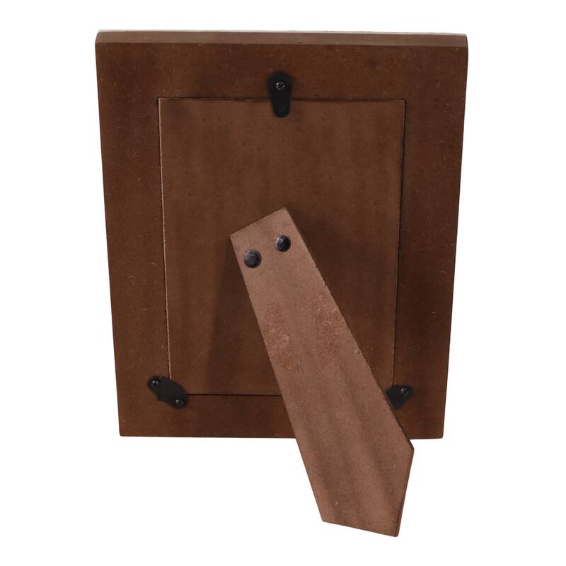 Resin Modern Picture Frame Geometric Design and Textured Detailing