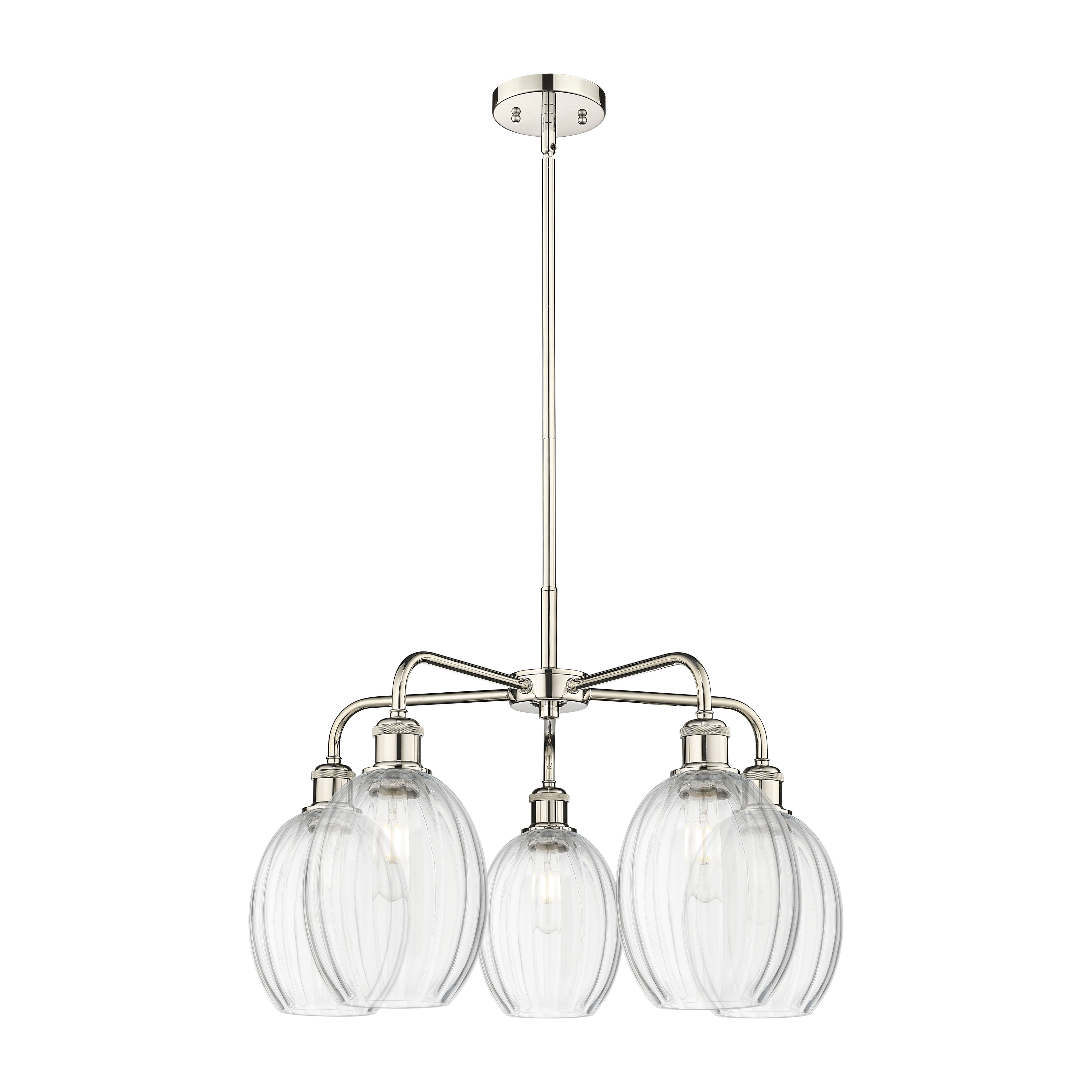 Innovations Lighting Endless Possibilities Ballston - Preston - 5 Light 25" Bulb Shade Stem Hung Chandelier
