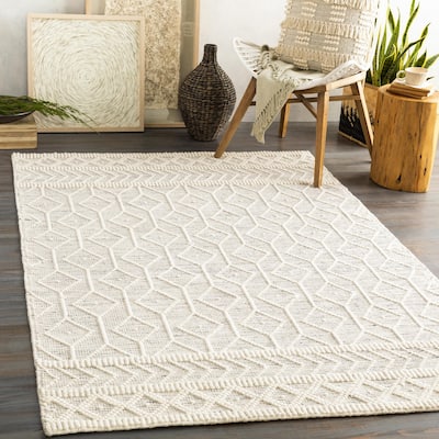 Livabliss Hygge Bohemian Diamond Hand Woven Area Rug