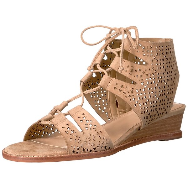 Vince Camuto Womens Retana Leather Open Toe Casual Strappy Sandals