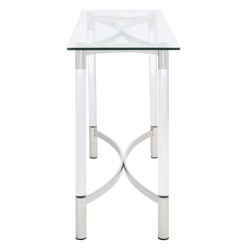 SAFAVIEH Couture Eleftheria Acrylic Console Table - 47.2" W x 15.7" L x 30" H - 47Wx16Dx30H