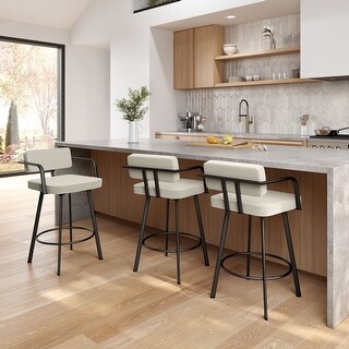 Amisco Triana Swivel Counter and Bar Stool