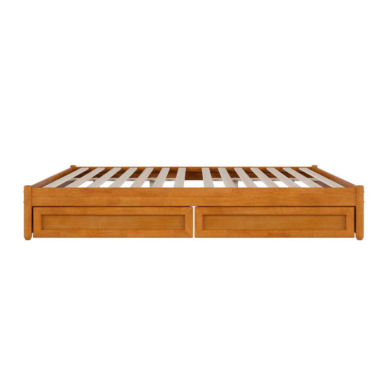 Barcelona Panel Platform Bed with Storage Drawers