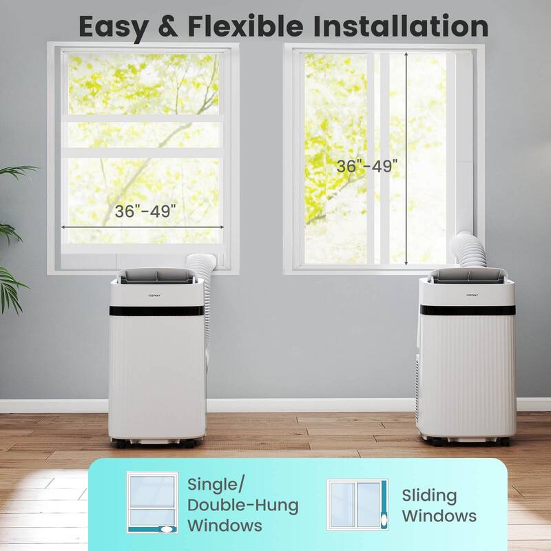 Costway 12000 BTU Portable Air Conditioner with Fan & Dehumidifier - See Details