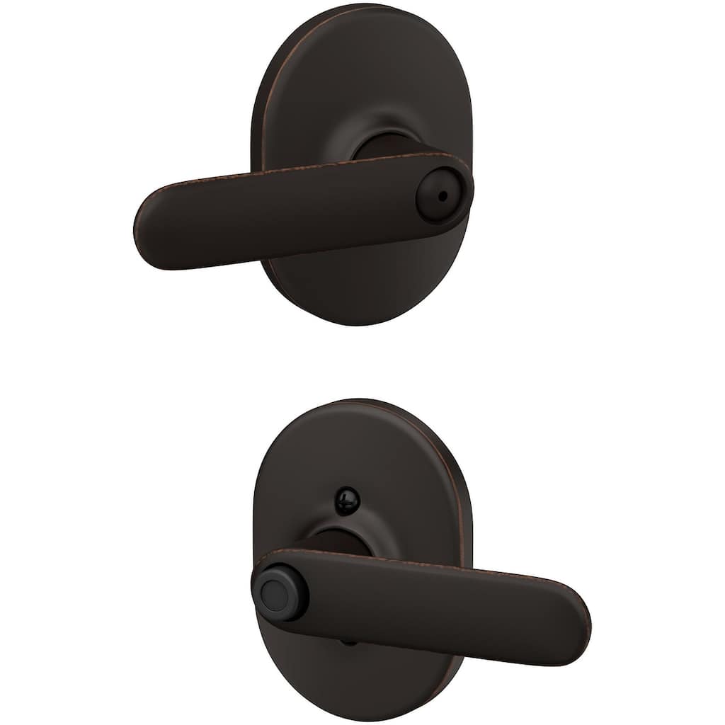 Schlage F40-DAV-RMN Davlin Privacy Door Lever Set with Decorative
