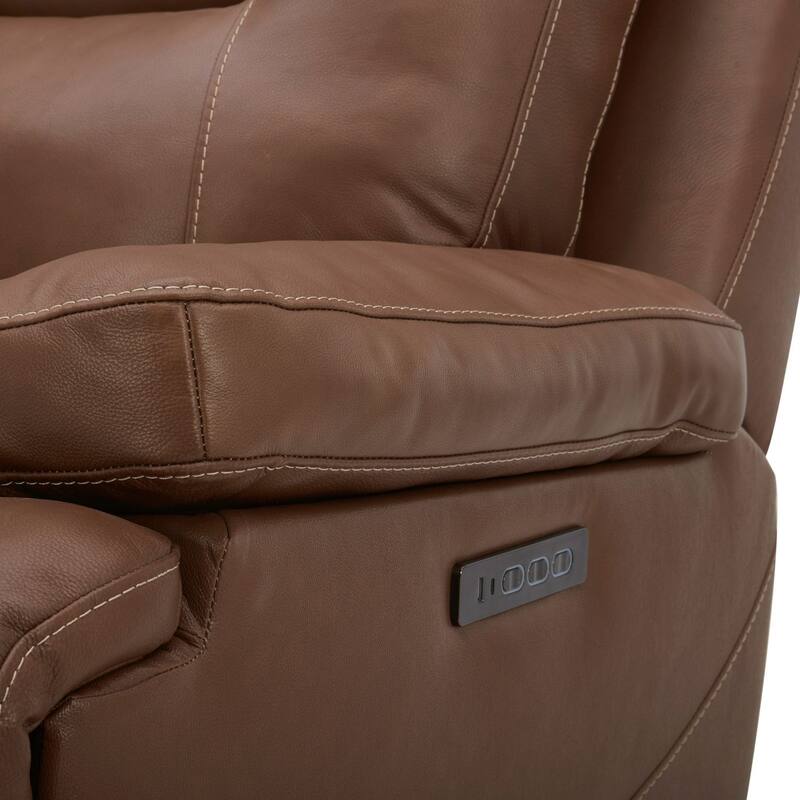 Liberty Furniture Cameron Power Leather Recliner with Charging Port