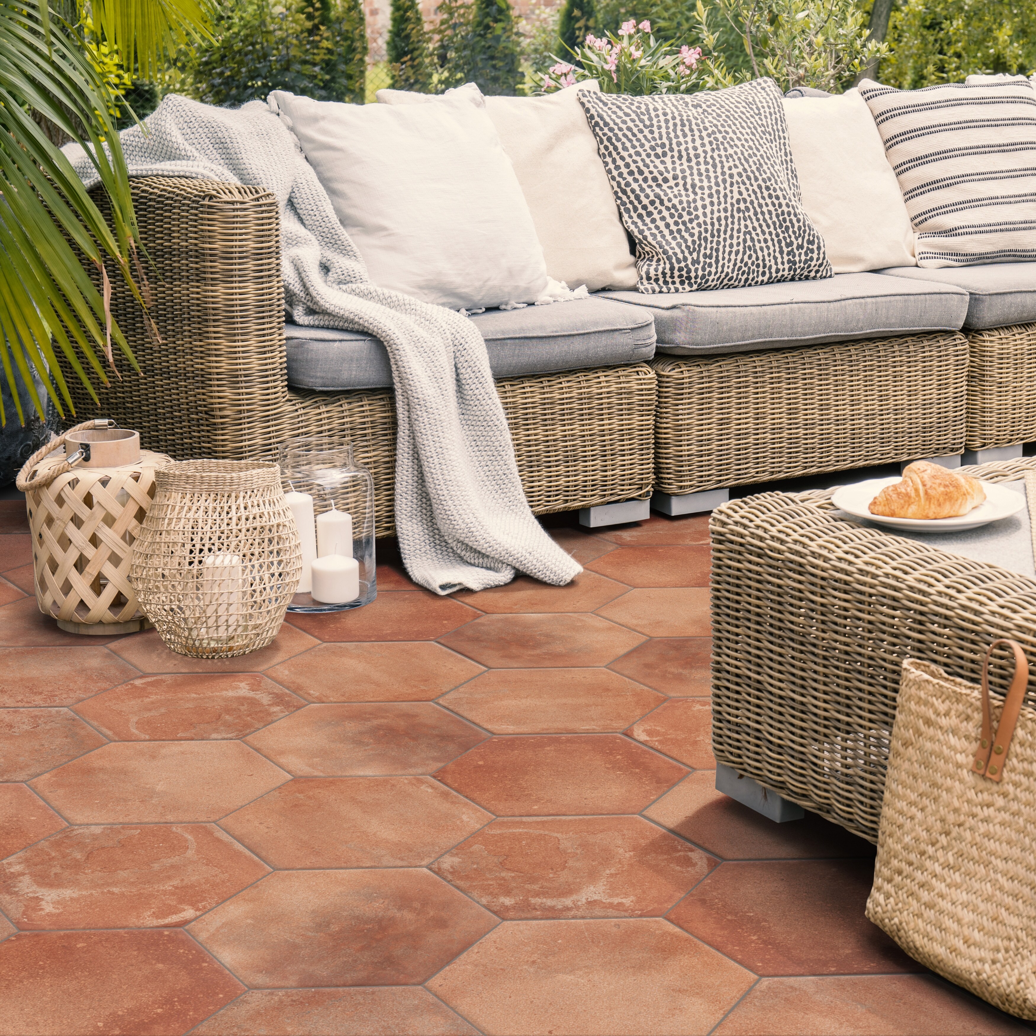 Merola Tile Americana Boston North Hex 14 X 16 Porcelain Floor And Wall Tile Overstock