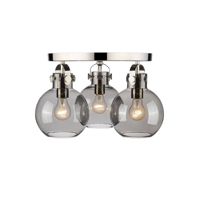 Innovations Lighting Newton Sphere - 3 Light 7" Flush Mount